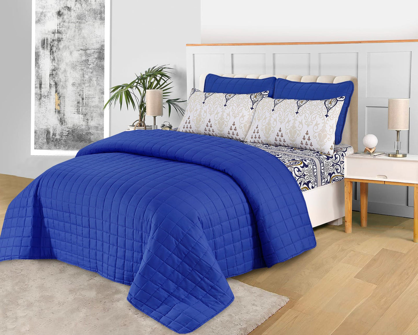 Royal Sapphire 6 Pieces Comforter Set
