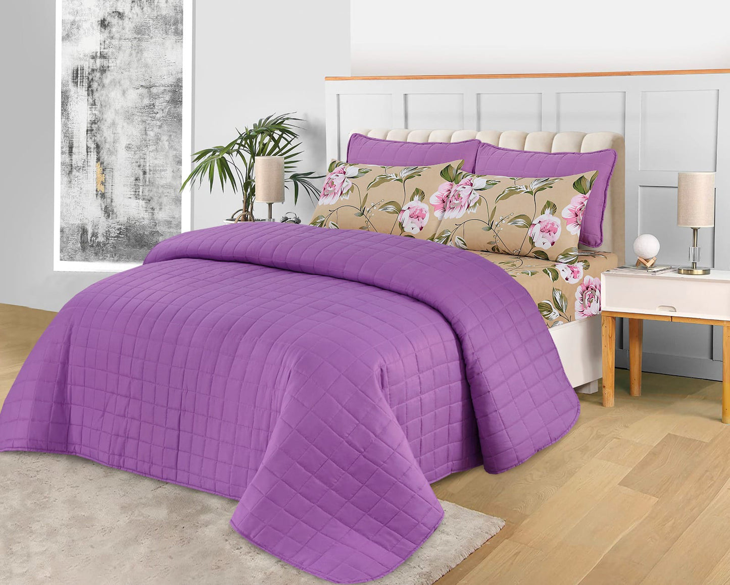 Majestic Amethyst 6 Pieces Comforter Set